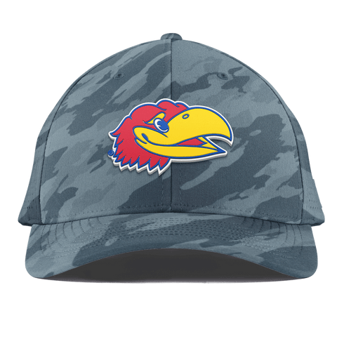 University of Kansas "KU Big Jay" Curved Elite Marine Camo