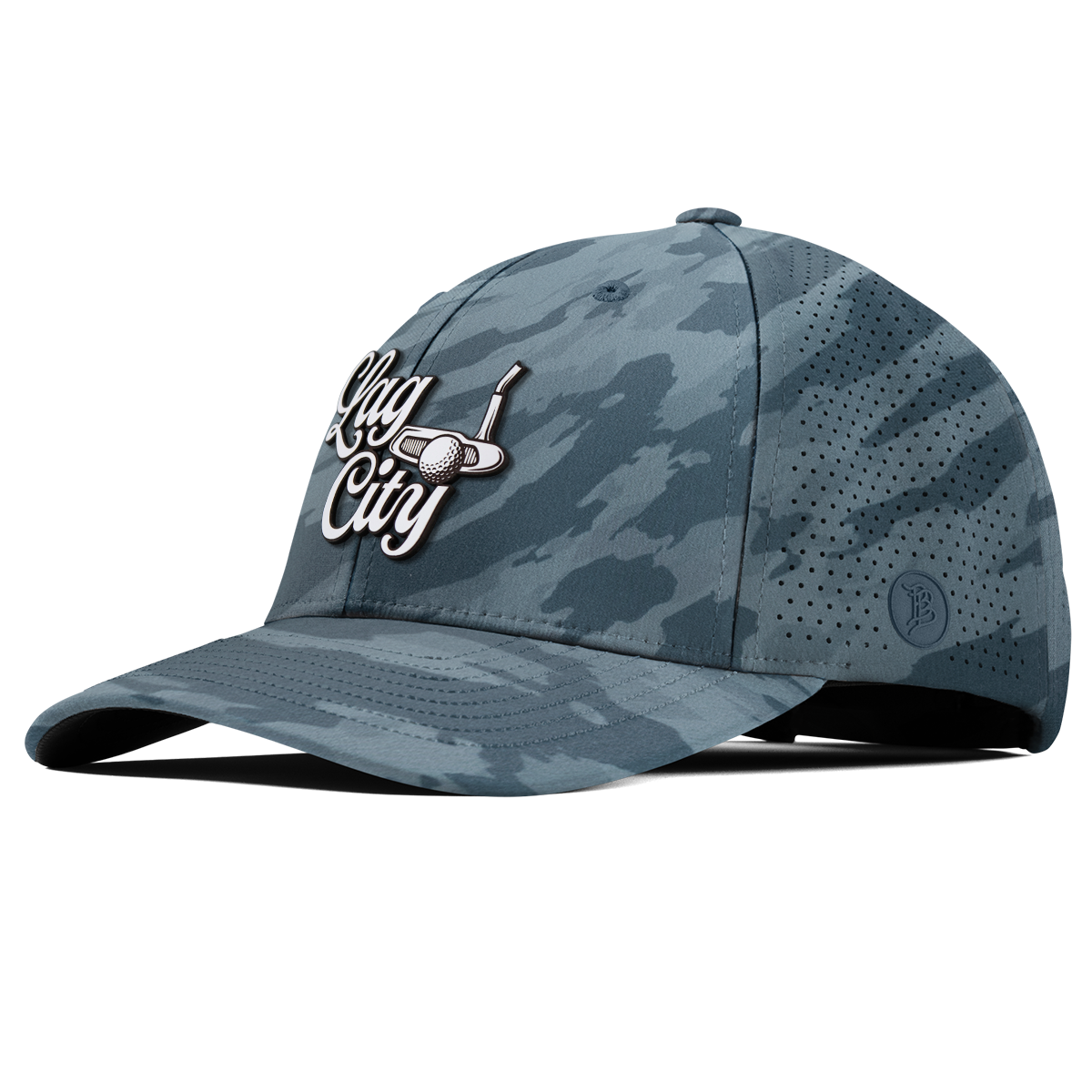 Lag City Script Curved Elite Marine Camo