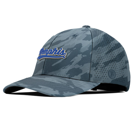 University of Memphis "Memphis Script" Curved Elite Marine Camo