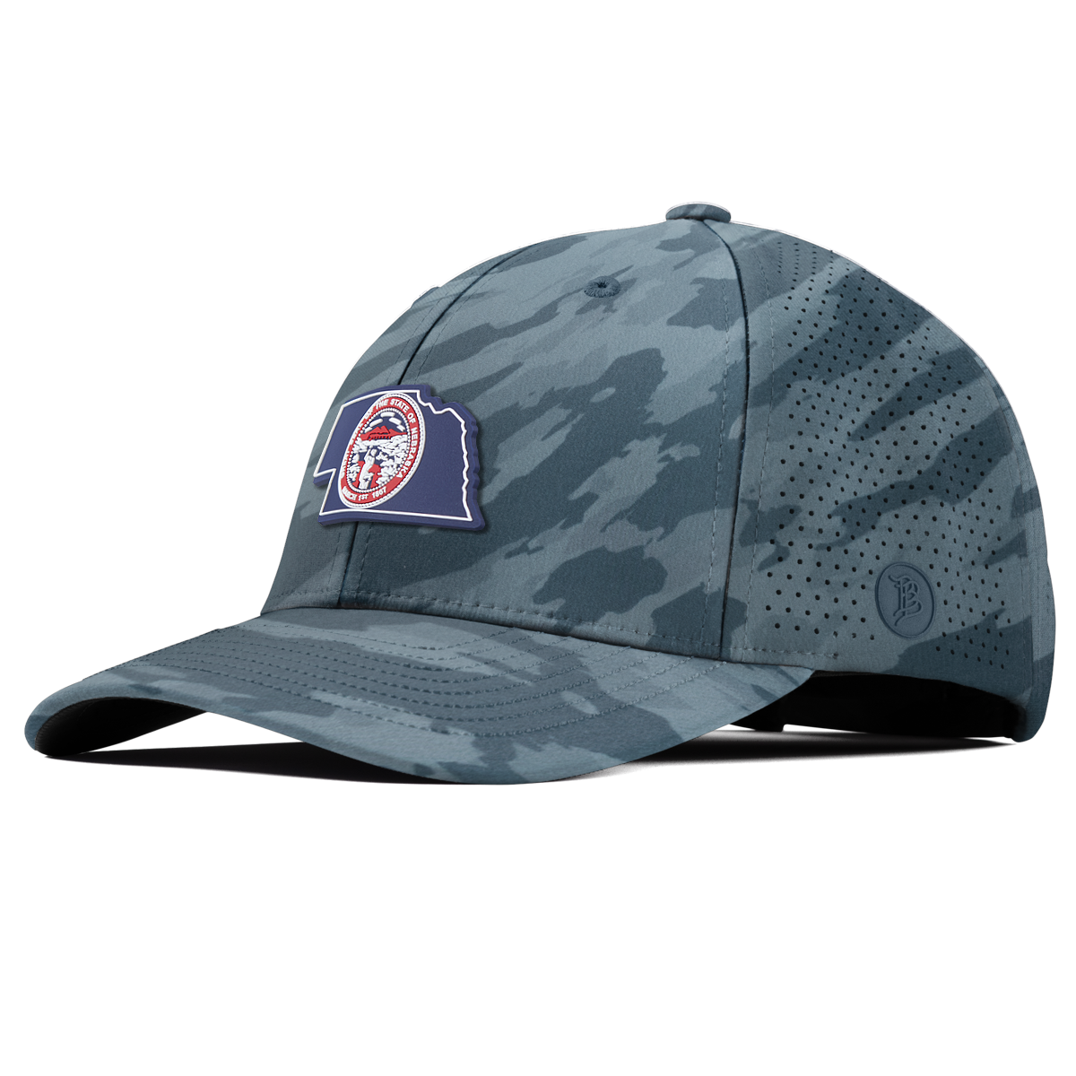Nebraska Patriot Series Elite Curved Marine Camo