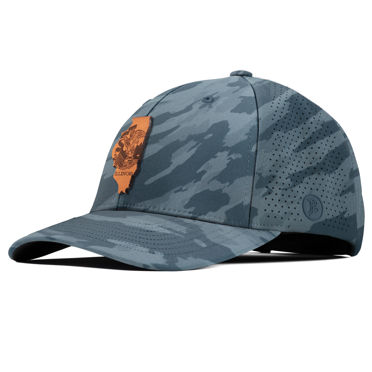 Illinois 21 Elite Curved Marine Camo