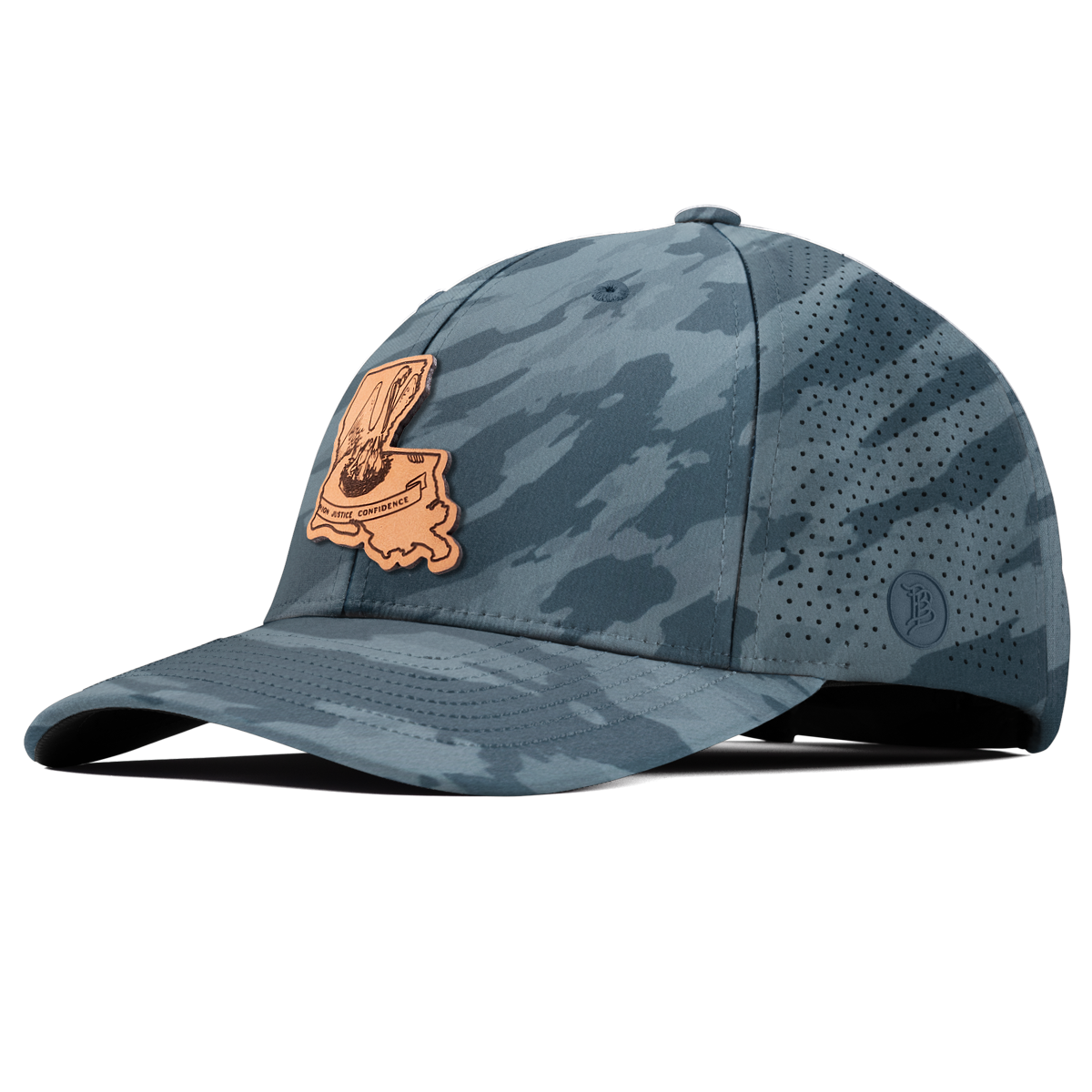Louisiana 18 Elite Curved Marine Camo