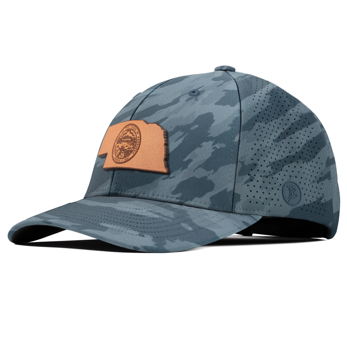 Nebraska 37 Elite Curved Marine Camo