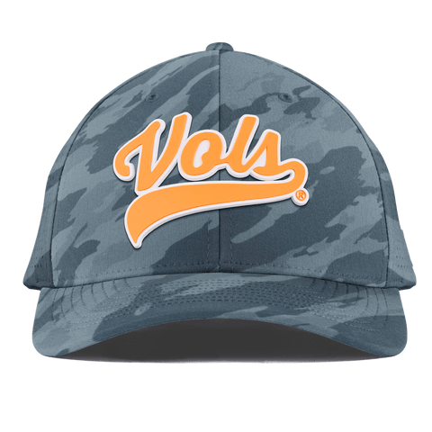 University of Tennessee "Tennessee Vols Script" Curved Elite Marine Camo