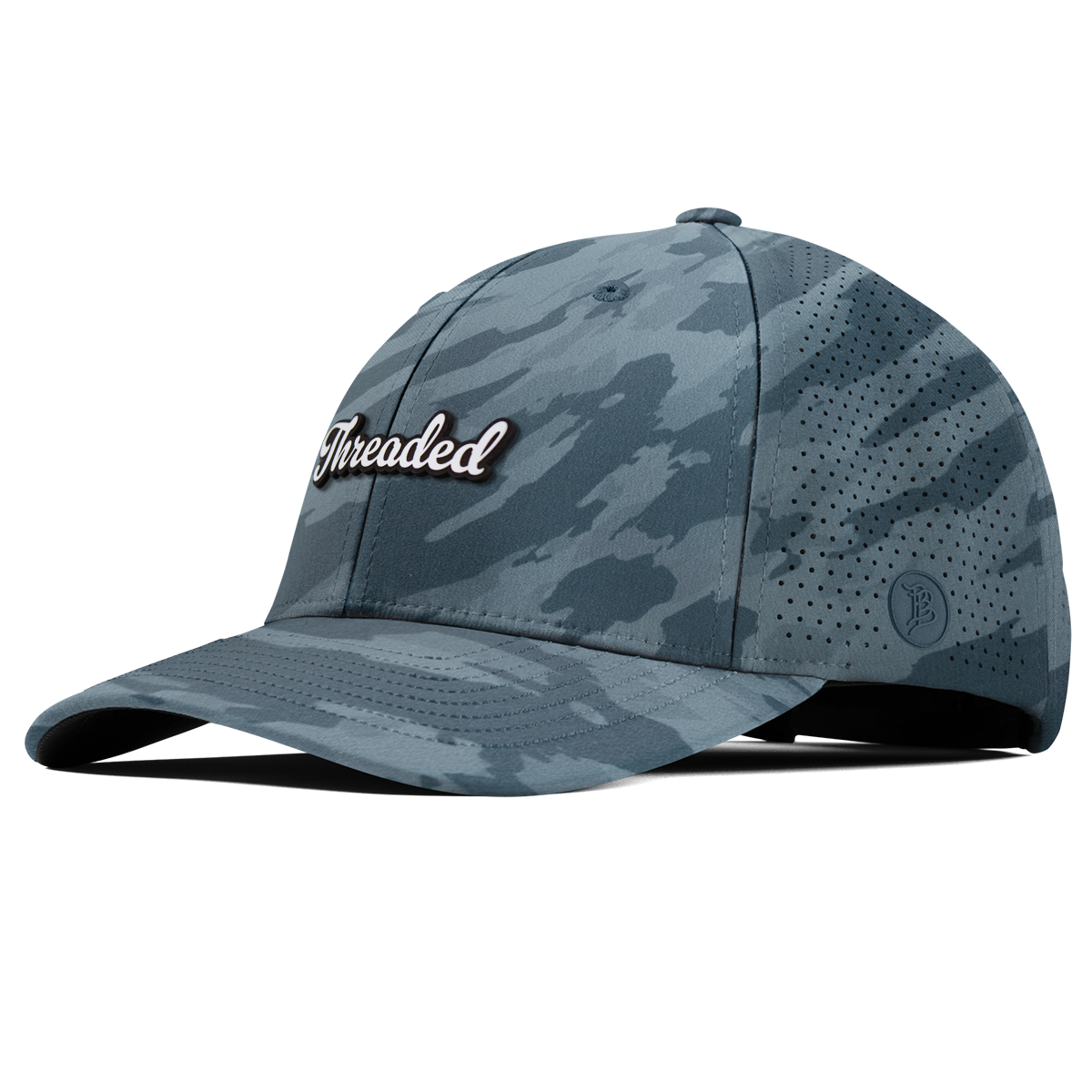 Threaded Script Curved Elite Marine Camo