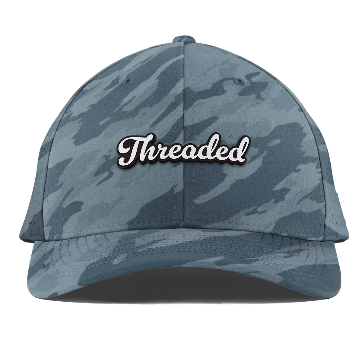 Threaded Script Curved Elite Marine Camo