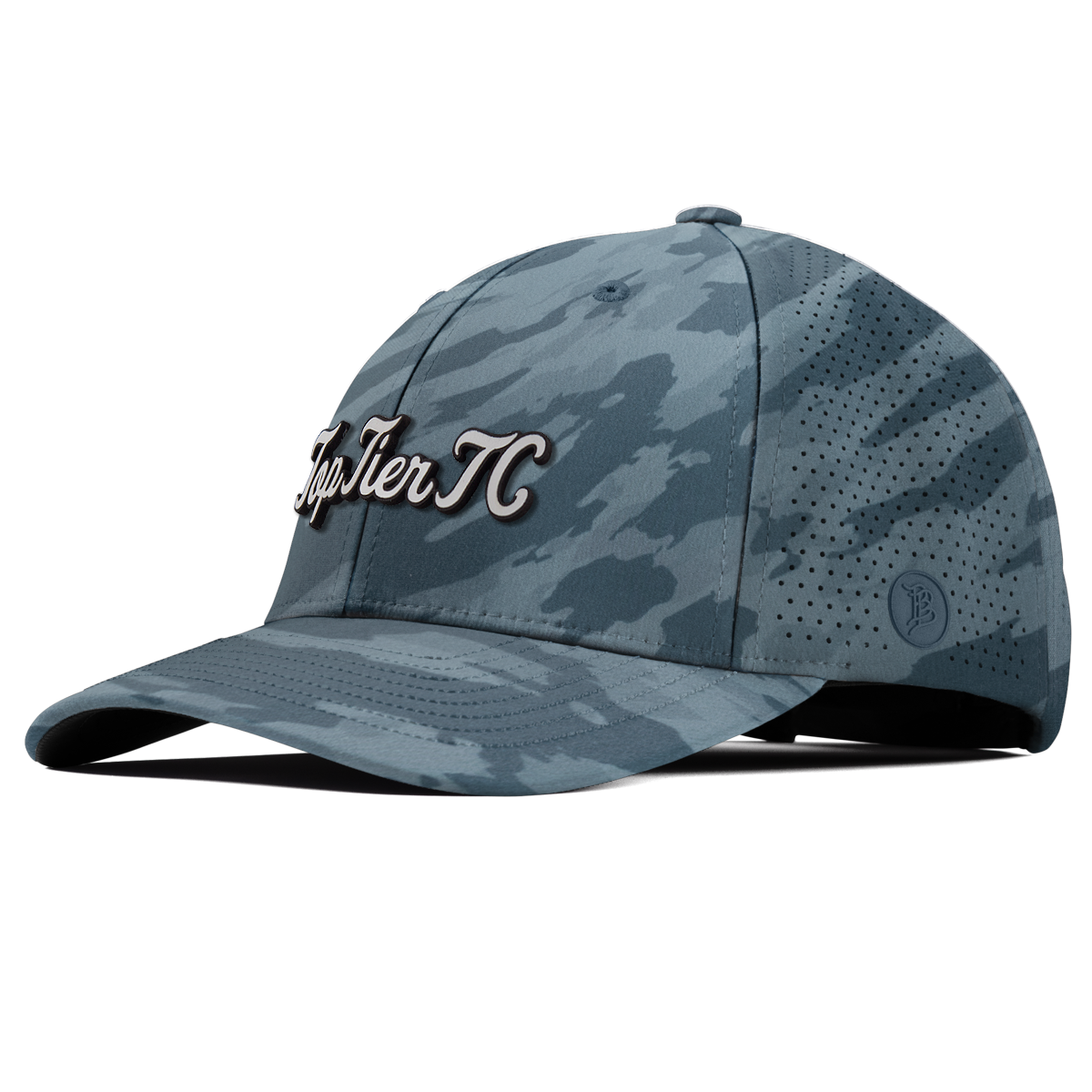 Top Tier Script White Elite Curved Marine Camo