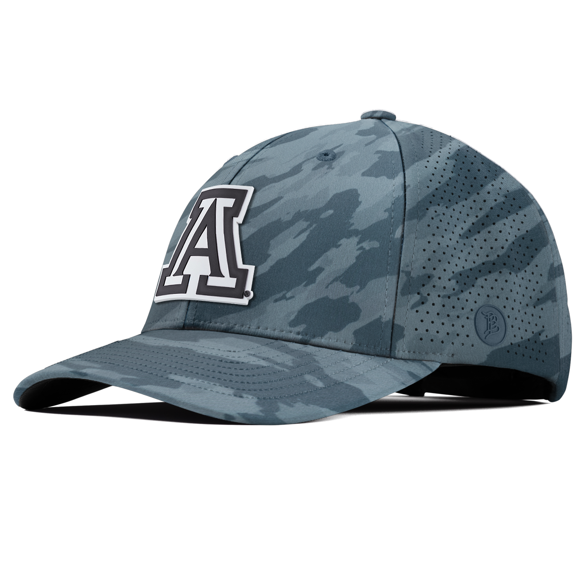 University of Arizona "Vintage Arizona Block" Elite Curved Marine Camo