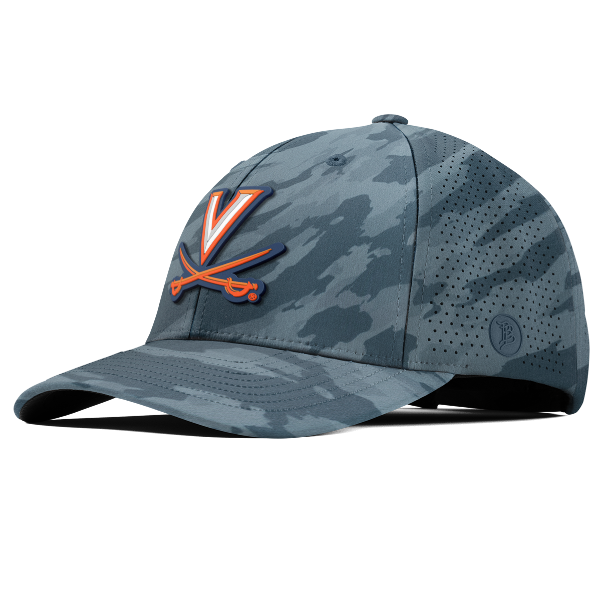 University of Virginia "Virginia Team Logo" Curved Elite Marine Camo