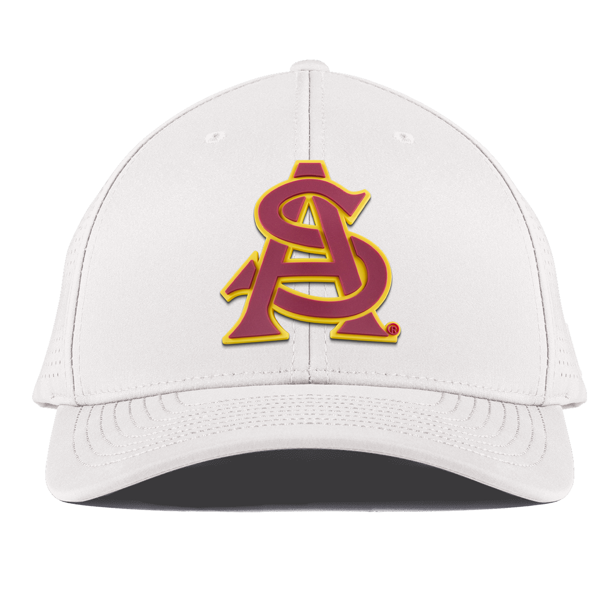 Arizona State University "ASU Baseball and Gold" Curved Elite White