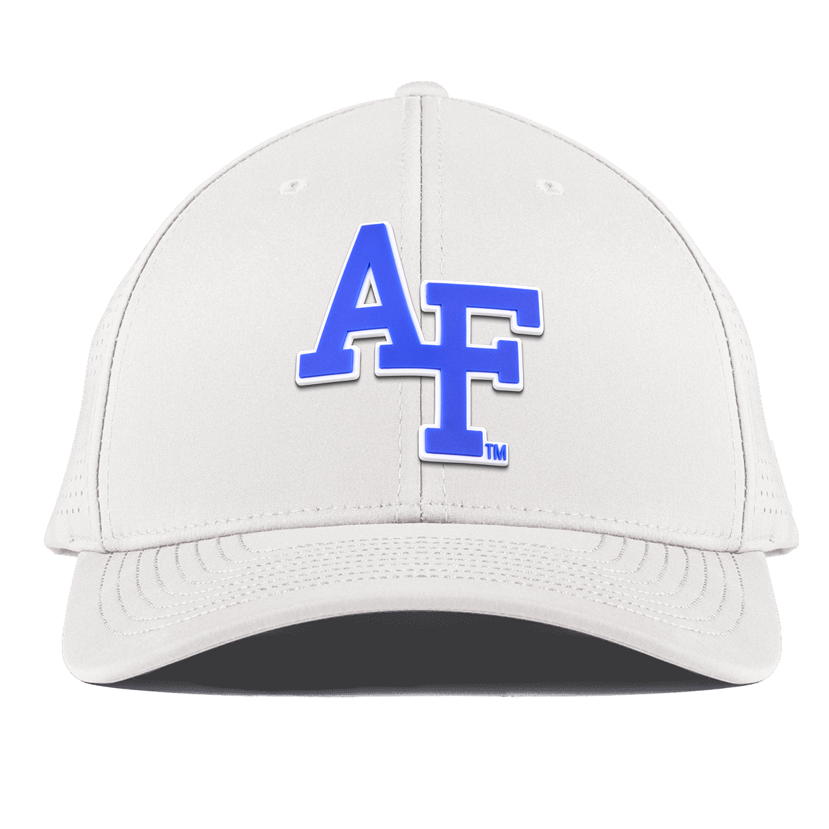Air Force "Air Force Academy Block" Curved Elite White