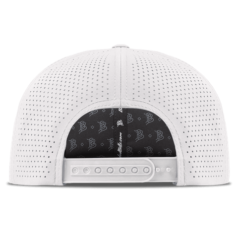 Dad Life Script Elite Curved Back White