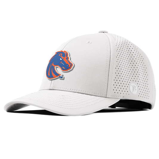 Boise State University "Boise State Broncos Orange" Curved Elite White