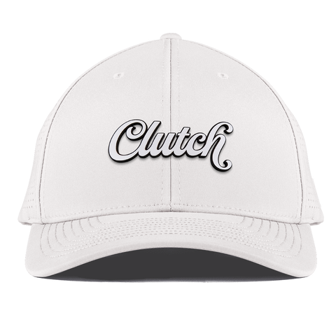 Clutch Script Curved Elite White