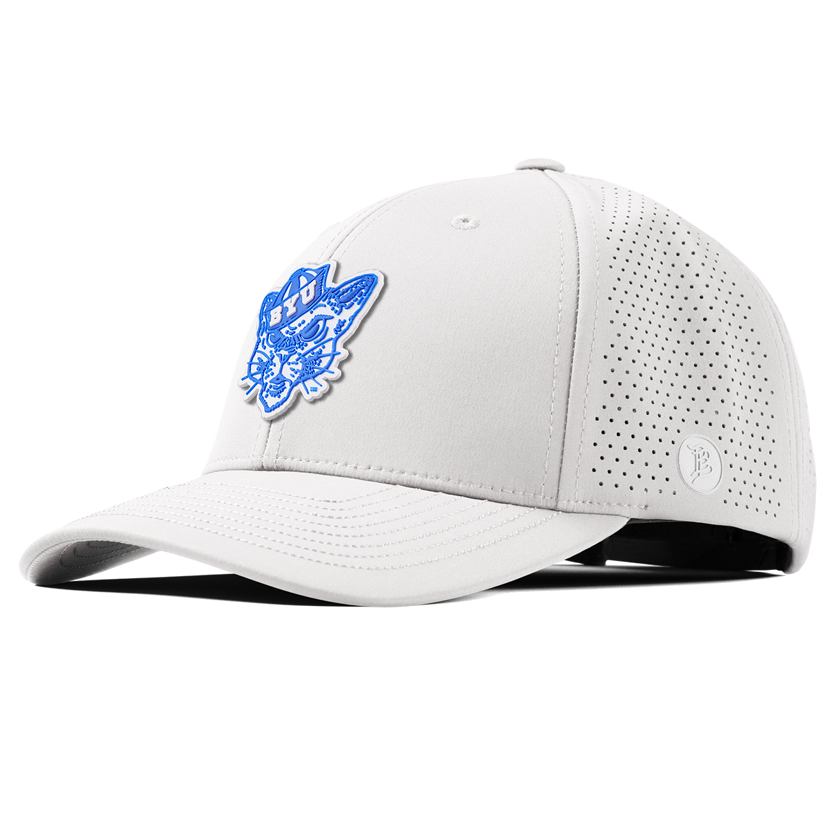 BYU "Cosmo The Cougar" Curved Elite White