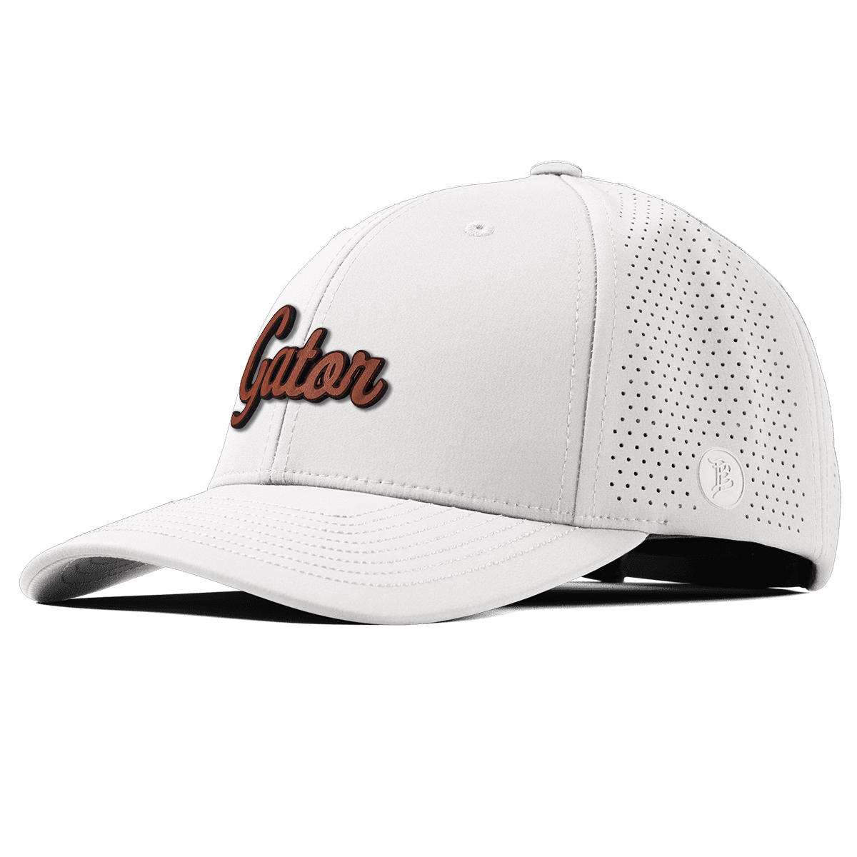 Gator Script Tan Elite Curved White