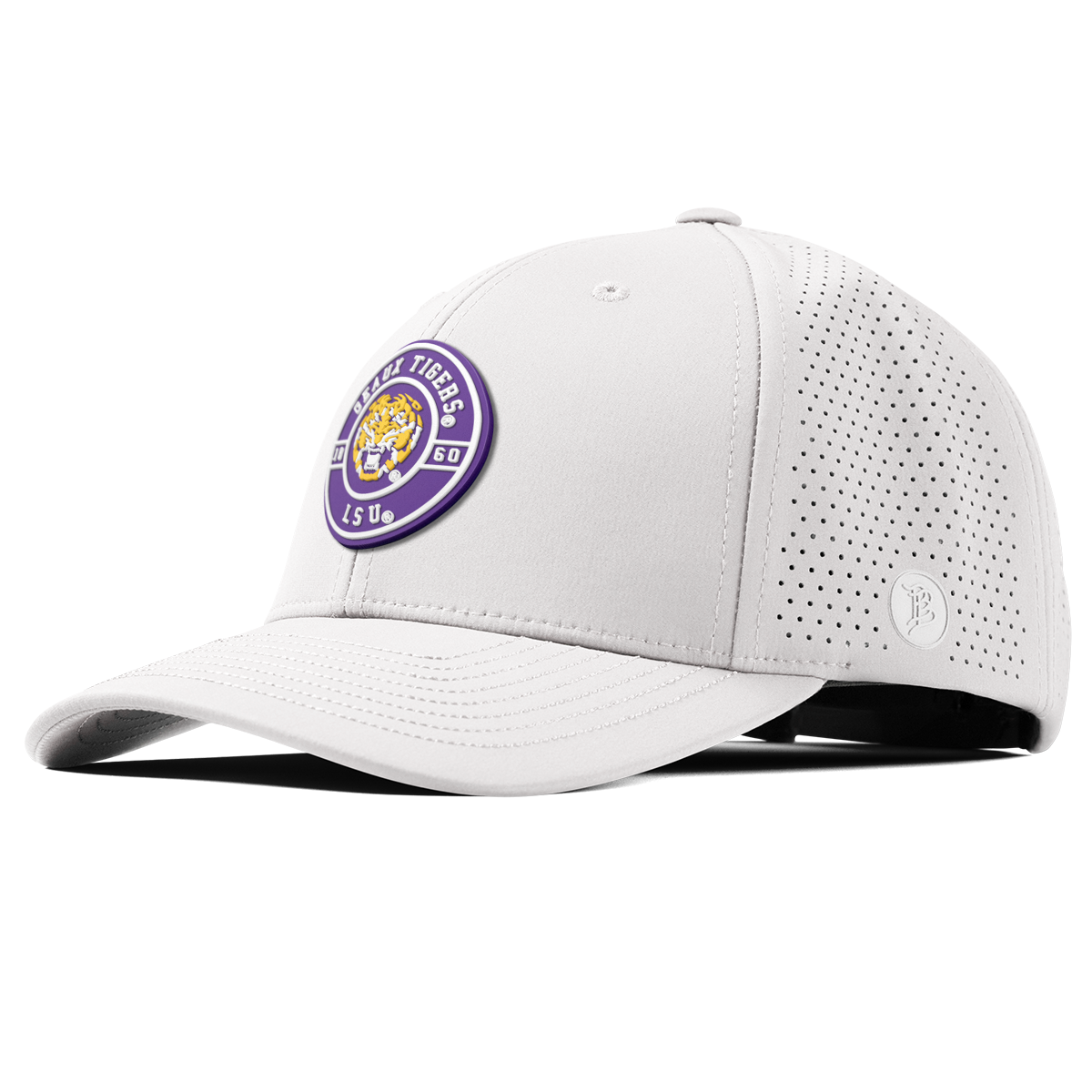 Louisiana State University "Geaux LSU Tigers" Curved Elite White