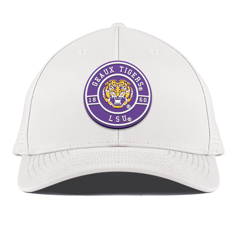Louisiana State University "Geaux LSU Tigers" Curved Elite White