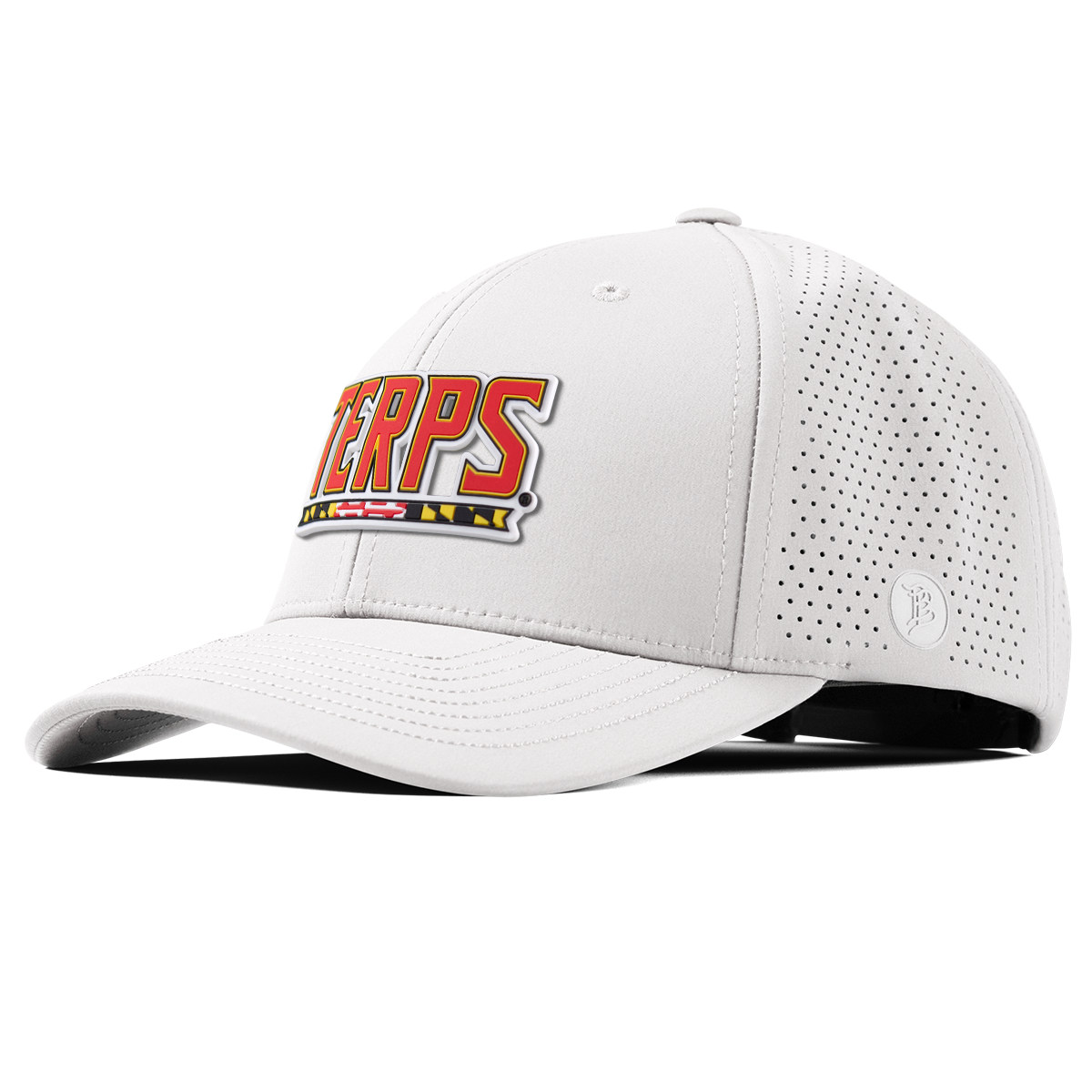 University of Maryland "Maryland Terps" Curved Elite White