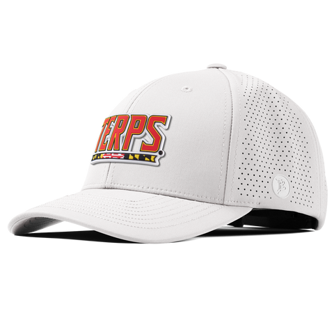 University of Maryland "Maryland Terps" Curved Elite White