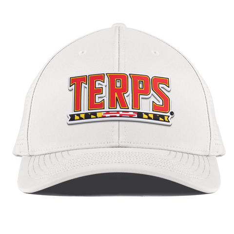 University of Maryland "Maryland Terps" Curved Elite White