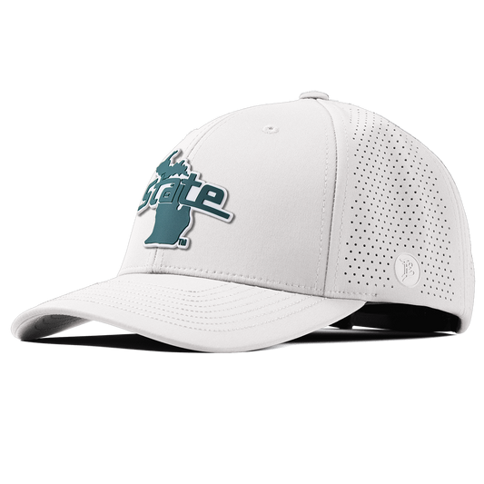 Michigan State University "Michigan State Outline" Curved Elite White
