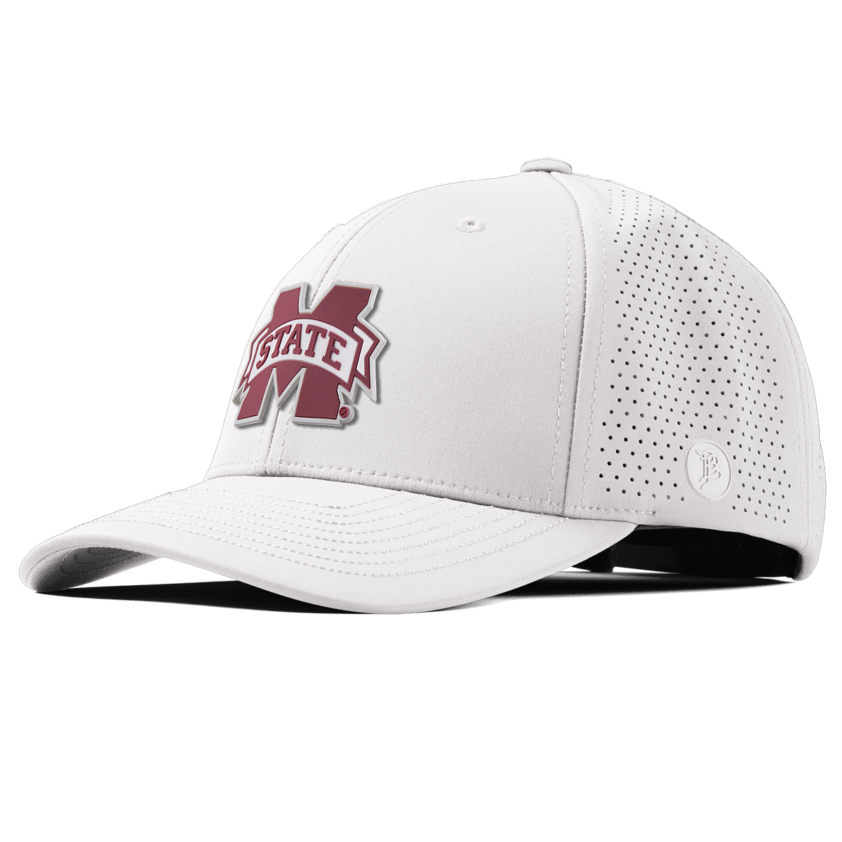 Mississippi State University "Mississippi State Team Logo" Curved Elite White