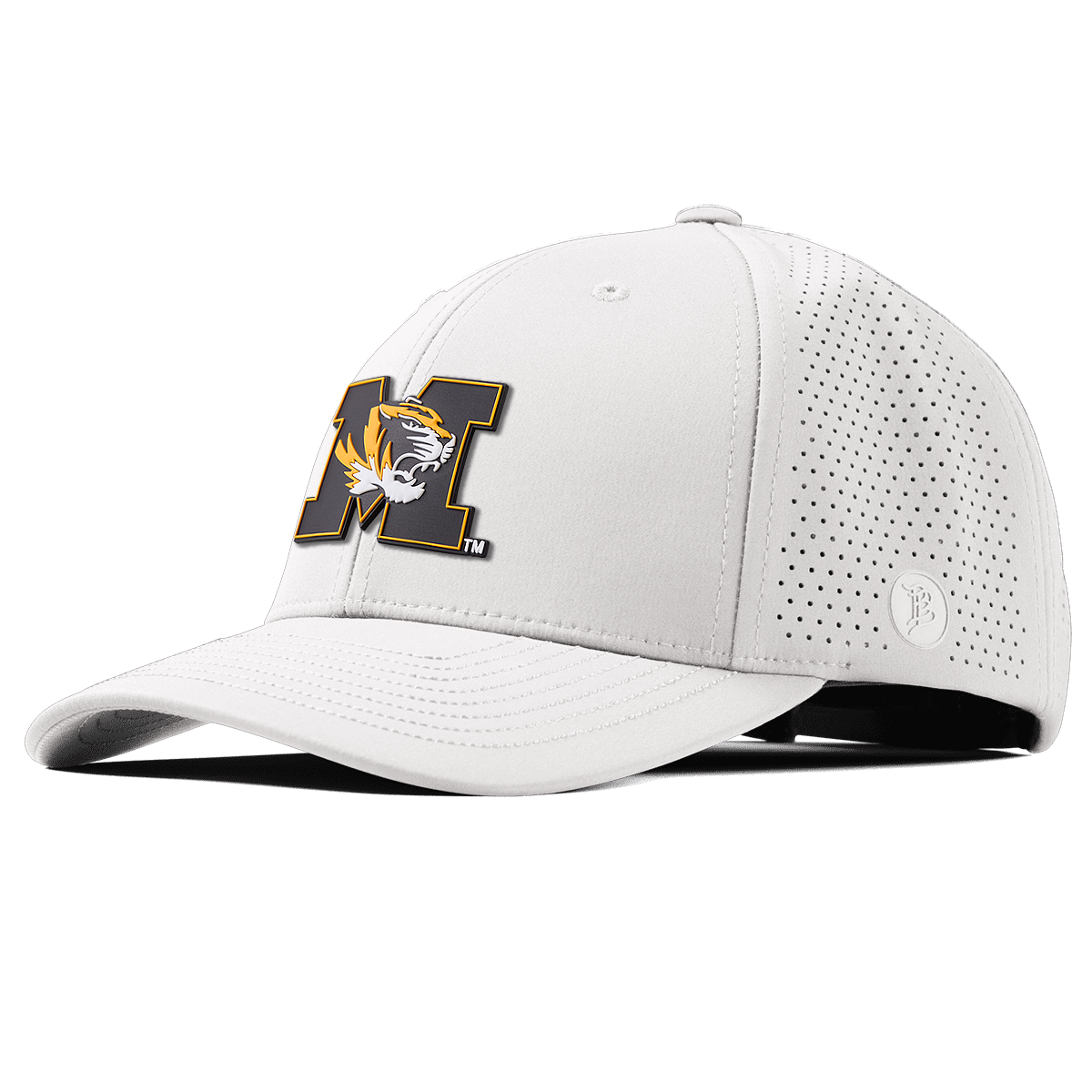 University of Missouri "Missouri M Team Logo" Curved Elite White