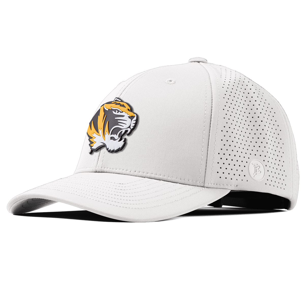 University of Missouri "Missouri Tigers Team Logo" Curved Elite White
