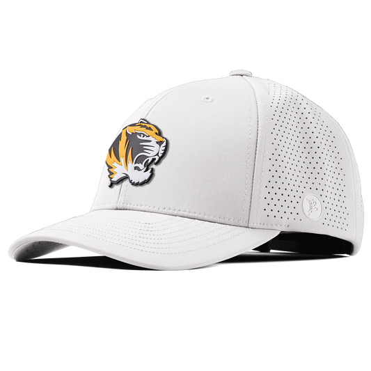 University of Missouri "Missouri Tigers Team Logo" Curved Elite White