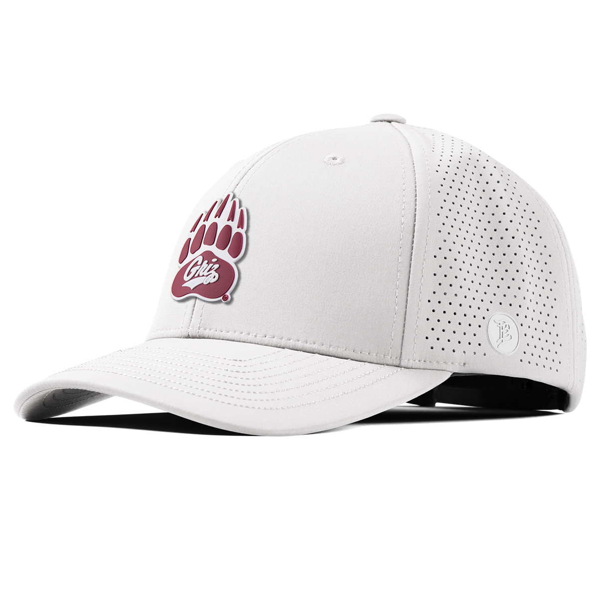 University of Montana "Montana Grizz" Curved Elite White