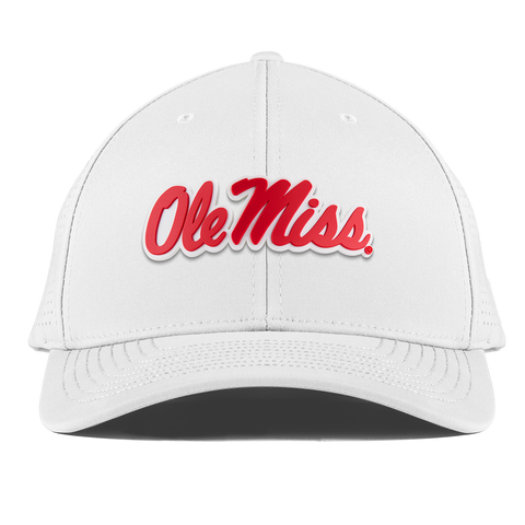 University of Mississippi "Ole Miss Crimson Script" Curved Elite