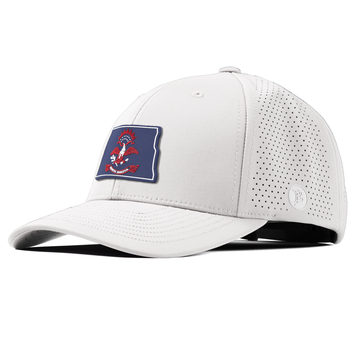 North Dakota Patriot Series Elite Curved White