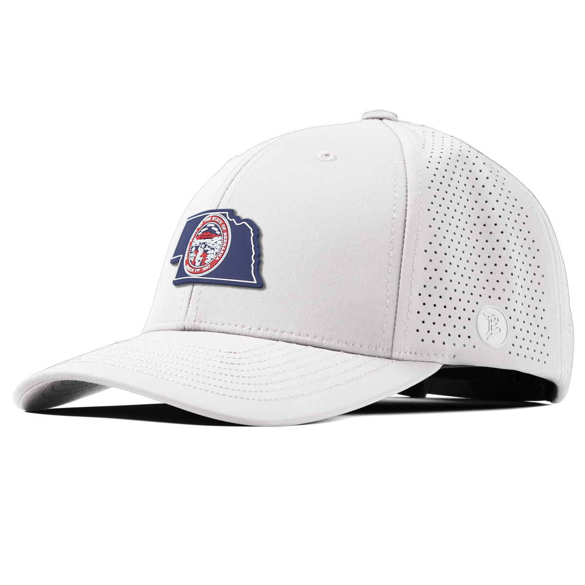 Nebraska Patriot Series Elite Curved White