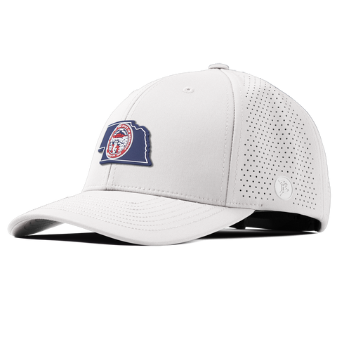 Nebraska Patriot Series Elite Curved White