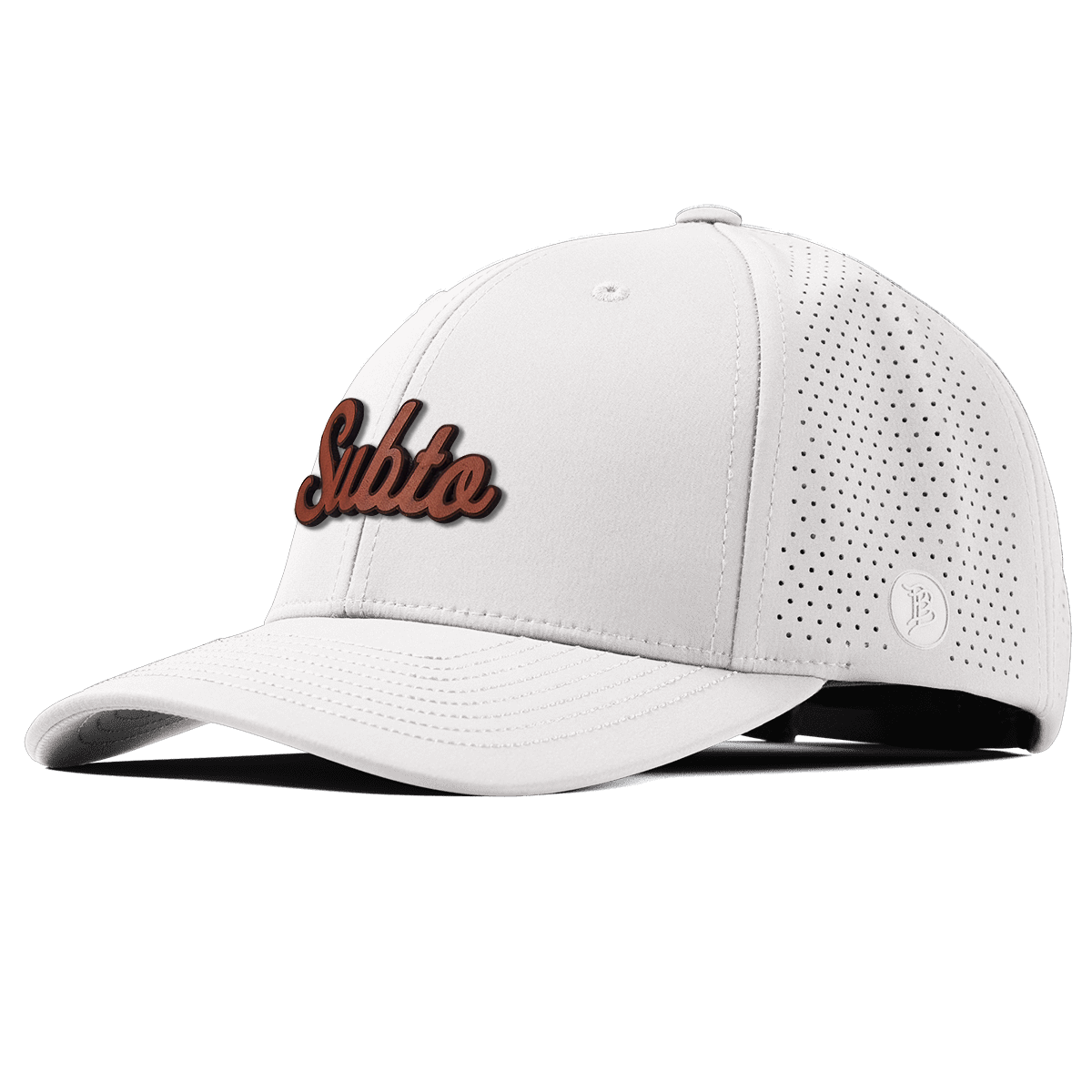 Subto Script Tan Elite Curved White