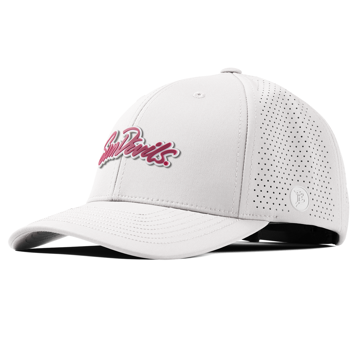 Arizona State University "Sun Devils Script" Curved Elite Back White