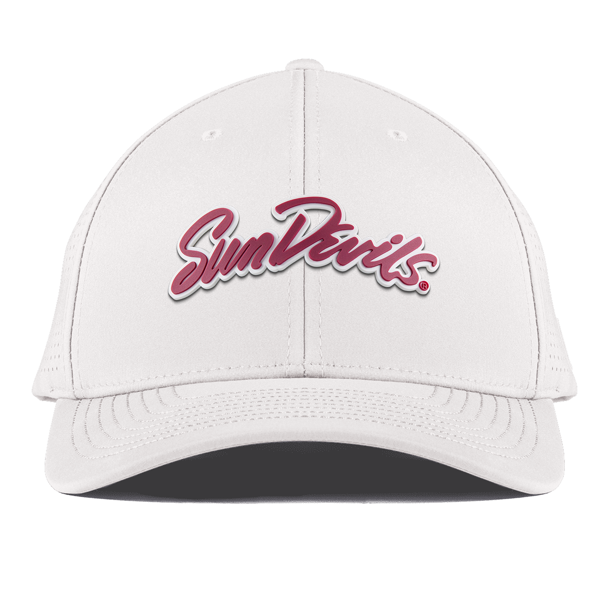 Arizona State University "Sun Devils Script" Curved Elite White