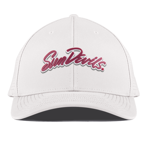 Arizona State University "Sun Devils Script" Curved Elite White