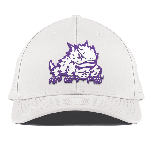Texas Christian University "TCU Team Logo" Curved Elite White