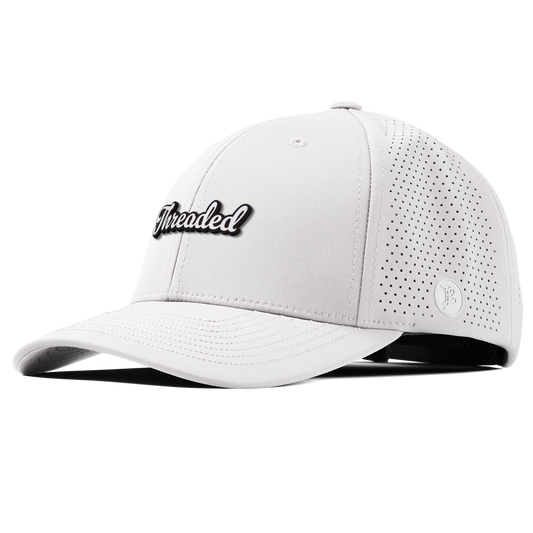 Threaded Script Curved Elite White