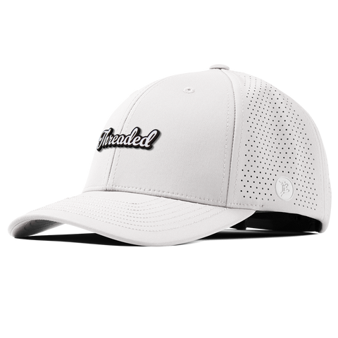 Threaded Script Curved Elite White