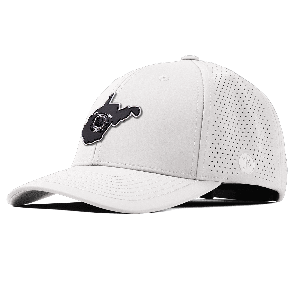West Virginia Vintage Elite Curved White