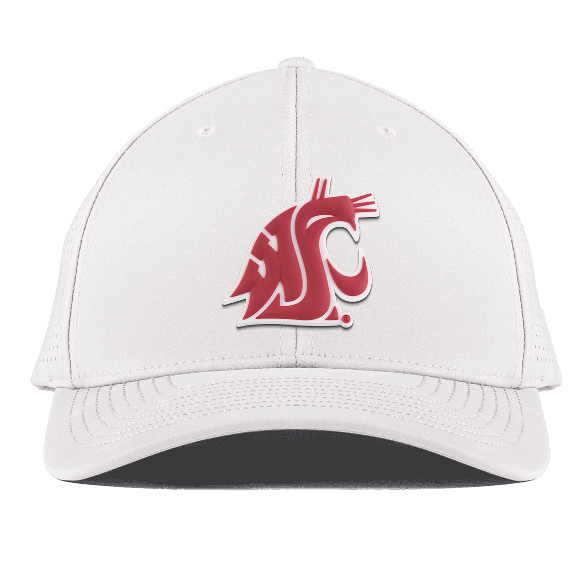 Washington State University "Washington State Team Logo" Curved Elite White