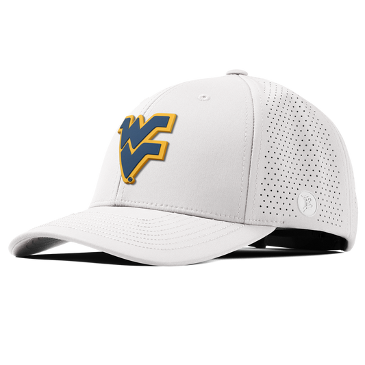 West Virginia University "West Virginia Team Logo" Curved Elite White