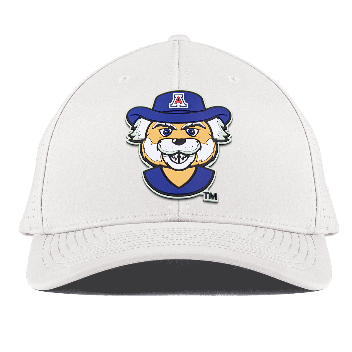 University of Arizona "Wilbur The Wildcat" Curved Elite White