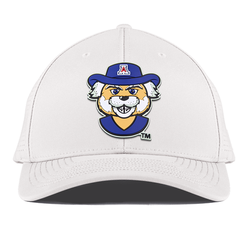 University of Arizona "Wilbur The Wildcat" Curved Elite White