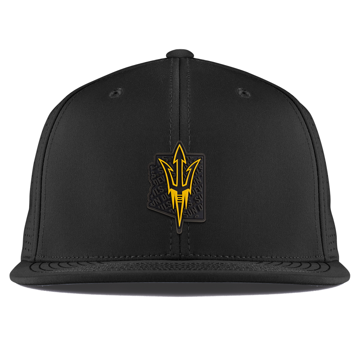Arizona State University "ASU Blackout Pitchfork" Flat Elite XGen™ Black 