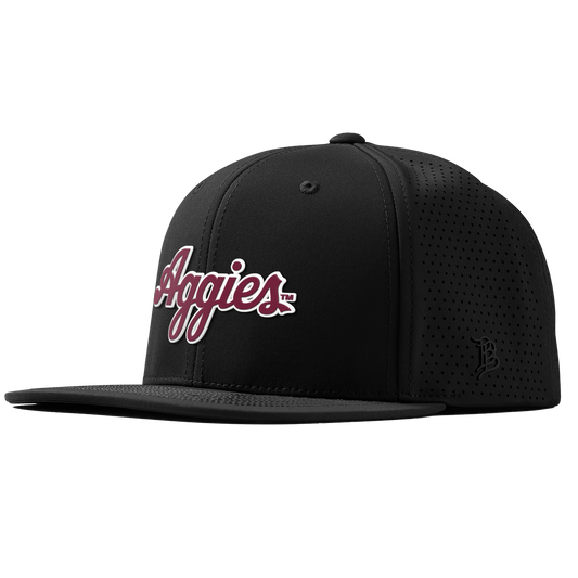 Texas A&M University "Aggies Script" Flat Elite XGen™ Black