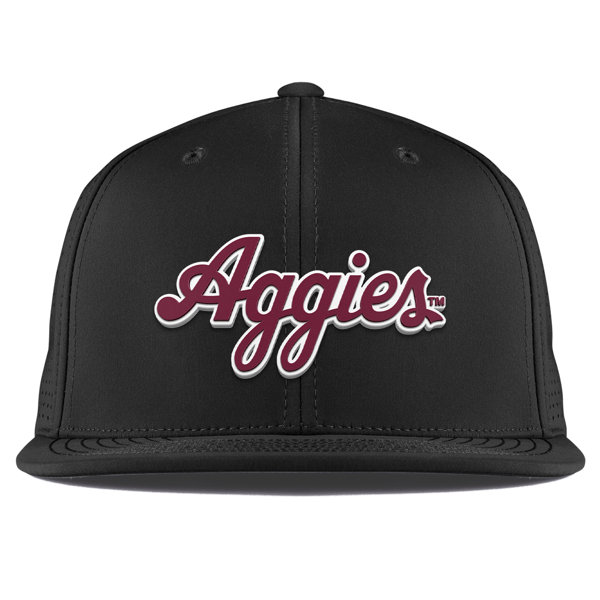 Texas A&M University "Aggies Script" Flat Elite XGen™ Black